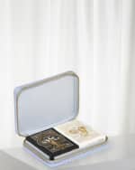 Image 1 of 3: AERIN Enzo Travel Card Set, Hydrangea Blue