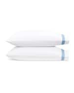 Image 1 of 3: Matouk Schumacher Astor Braid Pillowcases, Pair, Standard