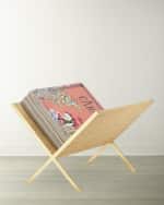 Image 1 of 2: AERIN Colette Cane Magazine Rack