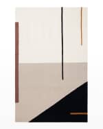 Image 2 of 5: Safavieh Lineal Hand-Tufted Rug, 6' x 9'