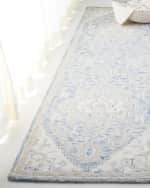 Image 1 of 6: Lauren Ralph Lauren Percy Blue Hand-Woven Rug, 2' x 8'