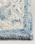 Image 4 of 7: Lauren Ralph Lauren Percy Blue Hand-Woven Rug, 6' x 9'