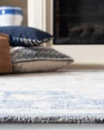 Image 5 of 7: Lauren Ralph Lauren Percy Blue Hand-Woven Rug, 6' x 9'