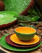 Image 5 of 5: Bordallo Pinheiro Amazonia Dinnerweare Bowls, Set of 3