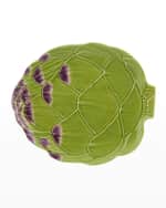 Image 2 of 2: Bordallo Pinheiro Artichoke Fruit Plate, Set of 4