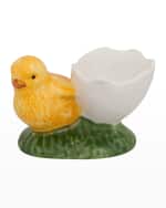 Image 2 of 3: Bordallo Pinheiro Eggshell Cups with Whole Check, Set of 4