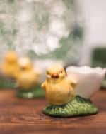 Image 3 of 3: Bordallo Pinheiro Eggshell Cups with Whole Check, Set of 4