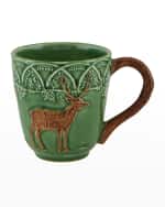 Image 3 of 4: Bordallo Pinheiro Assorted Woods Mugs, Set of 4