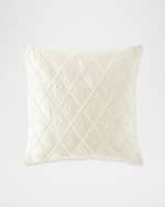 Image 1 of 2: Austin Horn Collection Catherine's Palace Pearl Lattice Euro Sham