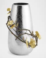 Image 1 of 5: Michael Aram Butterfly Ginkgo Large Vase
