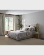 Image 3 of 4: Matouk Schumacher Quincy Duvet, FULL-QUEEN