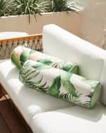 Image 1 of 2: Eastern Accents Abaca Banana Leaf Bolster Pillow
