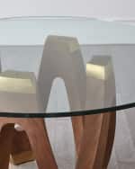 Image 2 of 2: Global Views Wave Dining Table