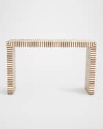 Image 1 of 3: Global Views Sienna Console Table