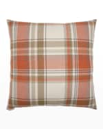 Image 2 of 3: D.V. KAP Home Tartan Decorative Feather/Down Pillow - 24"