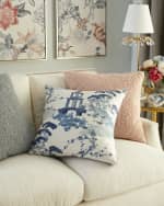 Image 2 of 3: D.V. KAP Home Sakura Decorative Feather/Down Pillow - 24"
