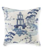 Image 3 of 3: D.V. KAP Home Sakura Decorative Feather/Down Pillow - 24"