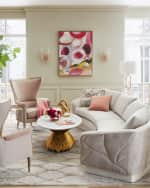 Image 2 of 5: John-Richard Collection Small Crystal Nesting Table