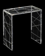 Image 4 of 5: John-Richard Collection Small Crystal Nesting Table