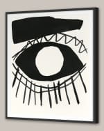 Image 2 of 2: Grand Image Home Black Eye' Framed Wall Art