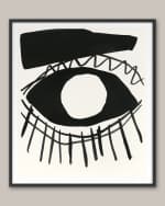 Image 1 of 2: Grand Image Home Black Eye' Framed Wall Art