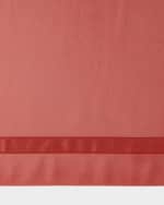 Image 3 of 3: Matouk Nocturne 600 Thread Count Full/Queen Flat Sheet