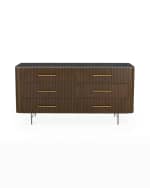 Image 3 of 7: Four Hands Fletcher 6-Drawer Dresser