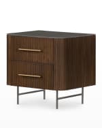 Image 1 of 8: Four Hands Fletcher Nightstand
