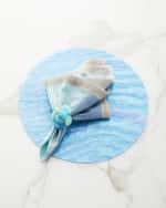 Image 2 of 2: Kim Seybert Sea Stone Napkin Ring
