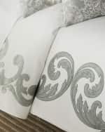 Image 1 of 2: Callisto Home Tilburg Scroll Duvet, King