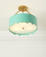 Image 3 of 3: Old World Design Mollie Pendant with Gold Accents