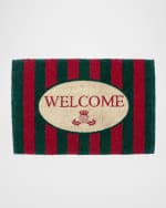 Image 1 of 2: MacKenzie-Childs Awning Stripe Welcome Mat