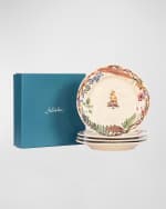 Image 2 of 9: Juliska Forest Walk Cafe Au Lait Dessert/Salad Plates, Set of 4