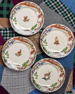 Image 3 of 9: Juliska Forest Walk Cafe Au Lait Dessert/Salad Plates, Set of 4