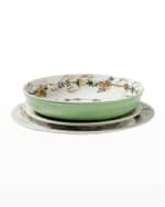 Image 4 of 5: Joanna Buchanan Butterfly & Bees Shallow Bowls, Set of 4
