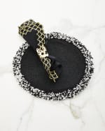 Image 3 of 3: Nomi K 24K Gold-Plated Wall Napkin Rings, Set Of 4	