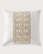 Image 1 of 2: Callisto Home Tornito Channel-Quilted Euro Sham
