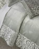 Image 1 of 3: Callisto Home Darrius Scroll Duvet, King