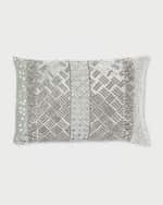 Image 1 of 2: Callisto Home Sequin Velvet Decorative Pillow, 15x21"