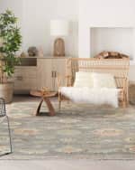 Image 2 of 7: Nourison Parkson Hand-Knotted Rug, 9' x 12'