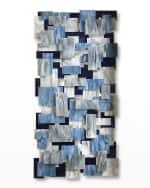 Image 1 of 2: Karo Studios Glass and Metal Wall Sculpture