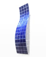 Image 4 of 5: Karo Studios Glass and Metal Wall Sculpture