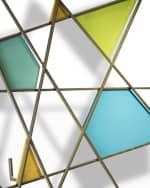 Image 3 of 4: Karo Studios Glass and Metal Wall Sculpture