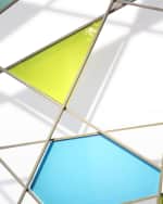 Image 4 of 4: Karo Studios Glass and Metal Wall Sculpture