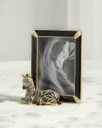Image 1 of 4: Jay Strongwater Zebra Photo Frame, 5" x 7"