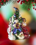 Image 2 of 2: Jay Strongwater 12 Days Wrap Up Christmas Ornament