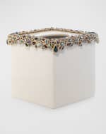 Image 2 of 4: Jay Strongwater Bejeweled Tissue Box 