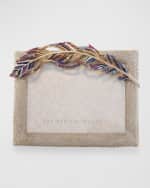 Image 3 of 5: Jay Strongwater Feather Frame, 5" x 7"