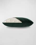 Image 3 of 3: Eastern Accents Izaro Zipper Detail Decorative Pillow Left - 15" x 26"