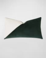 Image 1 of 3: Eastern Accents Izaro Zipper Detail Decorative Pillow Left - 15" x 26"
